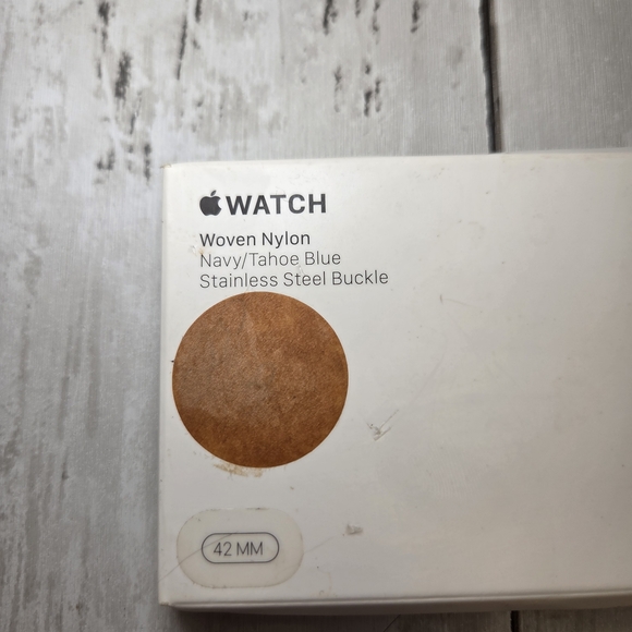 Navy Blue 42mm Apple Watch Band Strap - Picture 8 of 9